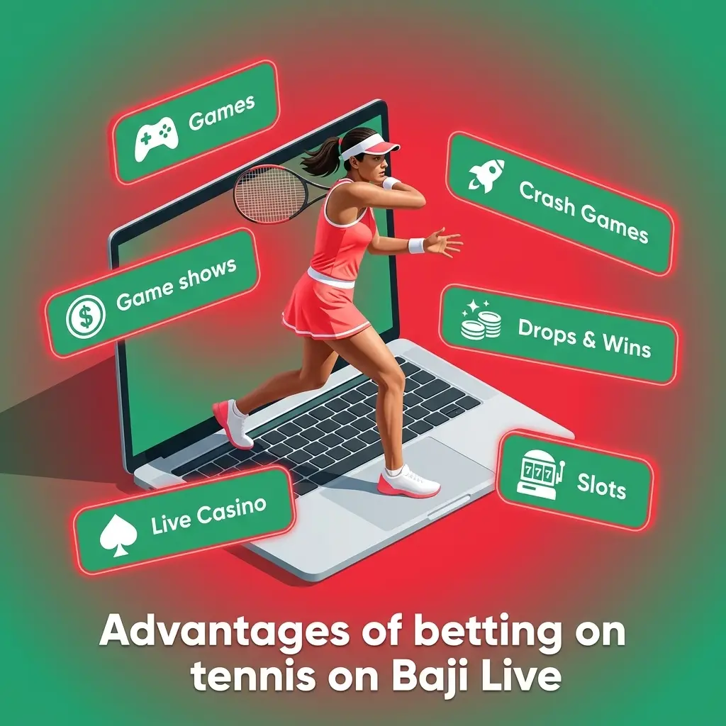 Baji Live tennis betting interface showing PKR markets, live odds, bet slip, and local payment options