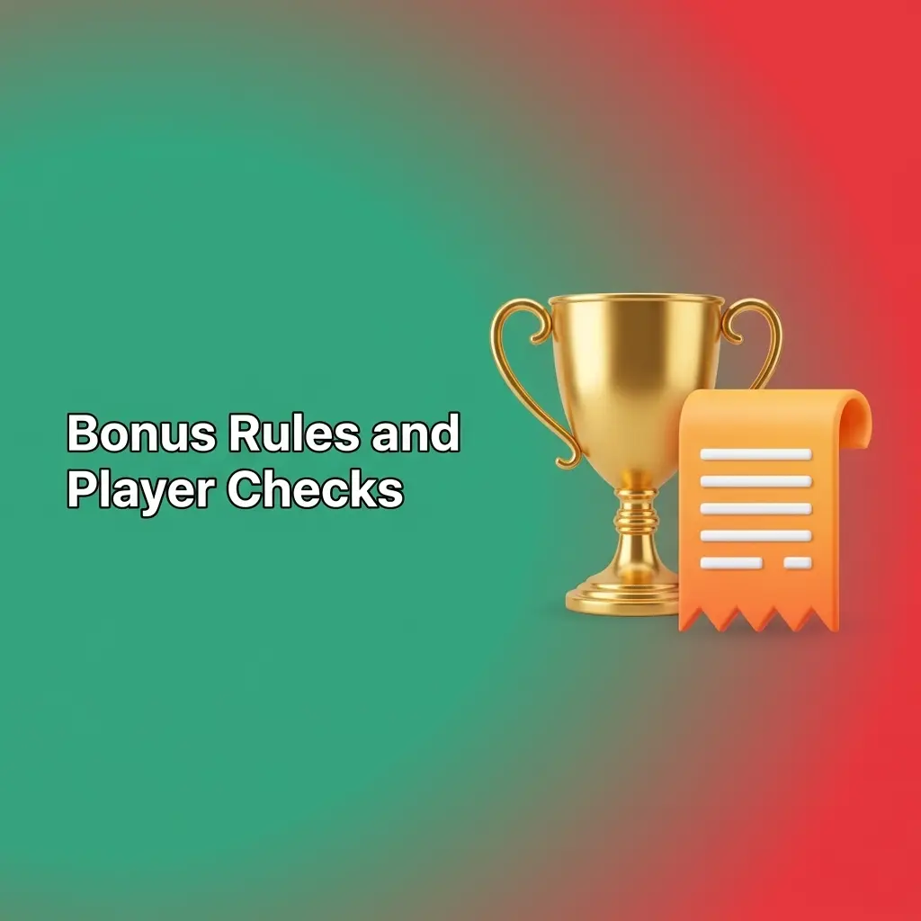 Bonus rules and player verification checks for deposits, wagering, expiry, withdrawals, and KYC