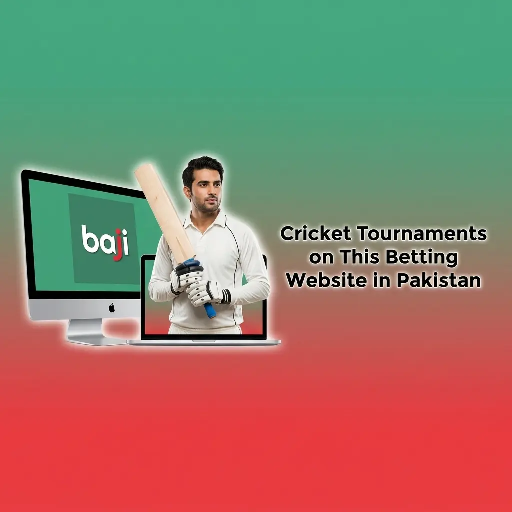 Cricket betting markets and tournaments listed on Baji Live sports website in Pakistan