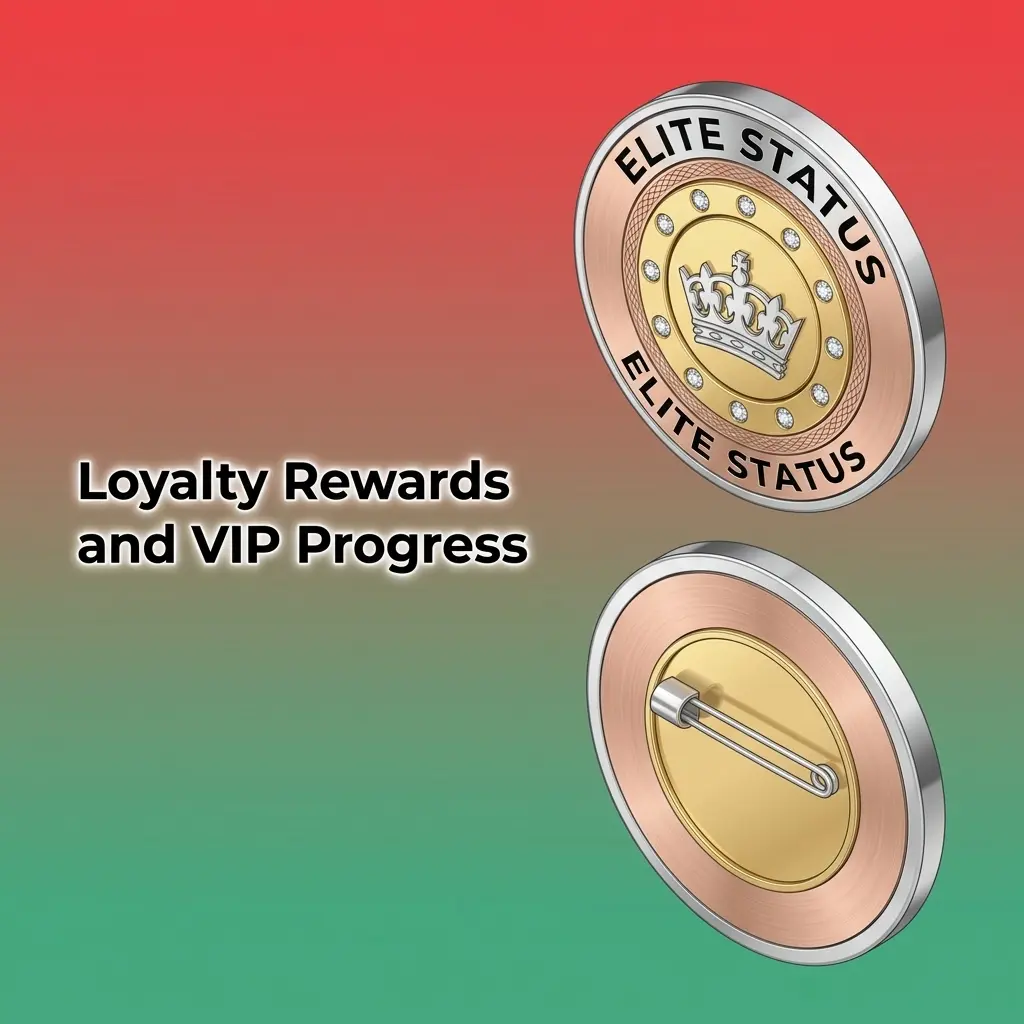 Baji Live VIP loyalty rewards dashboard showing status, bonuses, cashback, and account targets