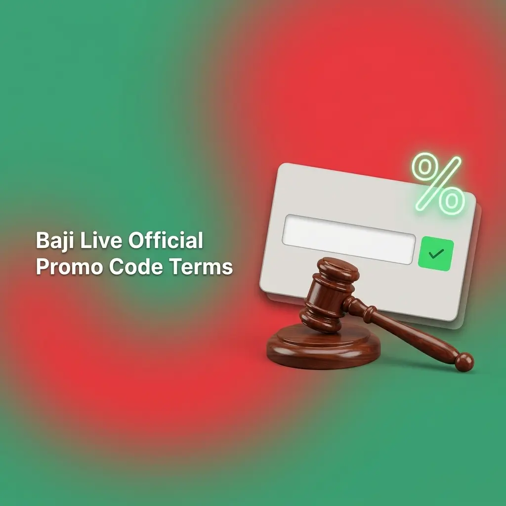 Baji Live promo code terms showing deposit rules, bonus eligibility, cashback, refunds, and wagering requirements