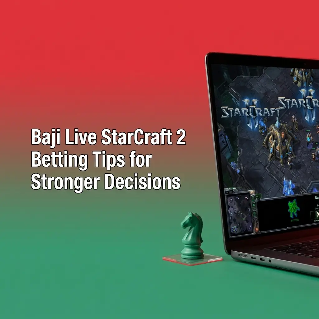 Baji Live StarCraft 2 betting tips on bankroll control, map research, race matchups, and live odds