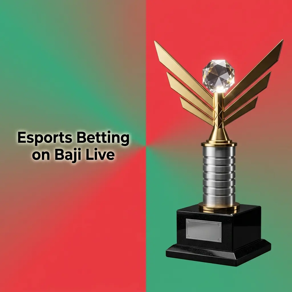 Esports betting lobby on Baji Live showing prematch and live odds for match winner, maps, totals and handicaps