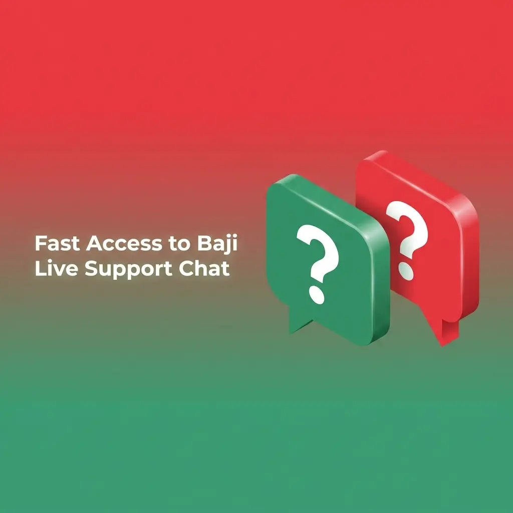 Baji Live support chat interface showing quick help for login, payments, withdrawals, bonuses, and account queries