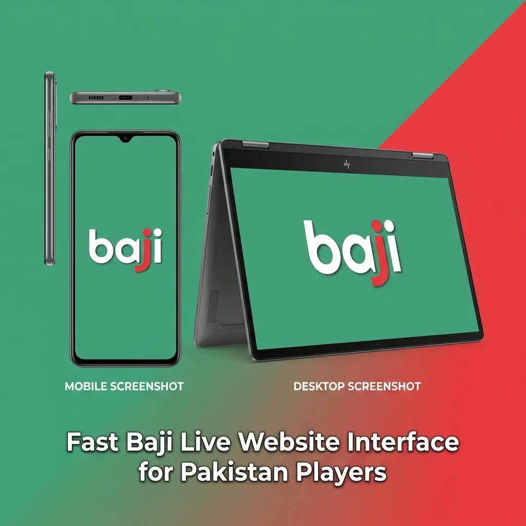 Baji Live website interface showing sports, casino, esports, promotions, deposit, and account navigation