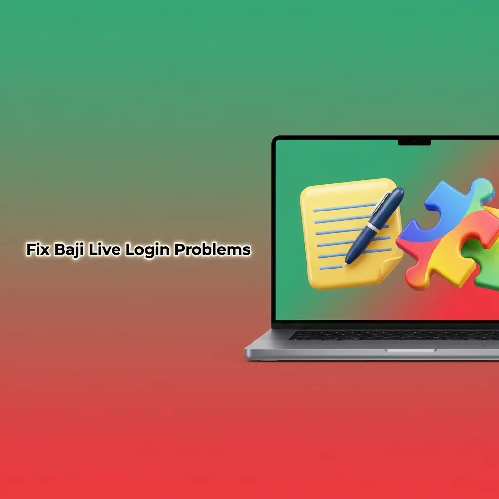 Baji Live login troubleshooting table for password, OTP, mobile number, app loading, and profile verification issues