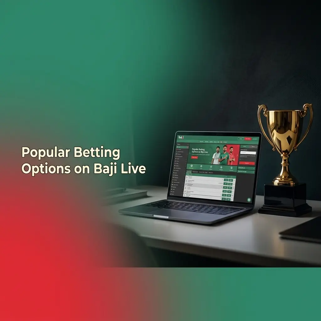 Popular betting options on Baji Live including prematch, live, single, express, and system bets